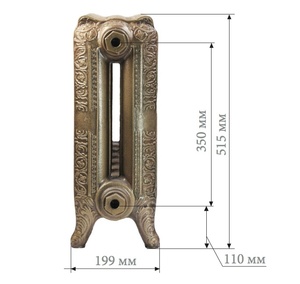 Чугунный радиатор Demir Dokum Historic 350